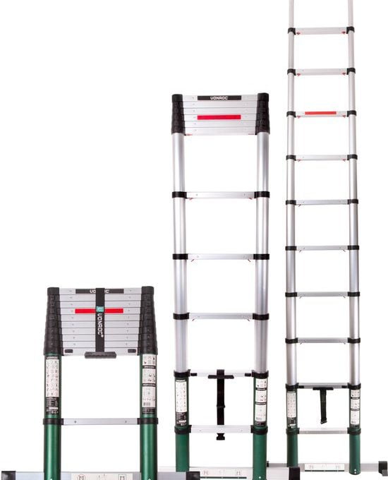 getest: eersteklas telescopische ladders
