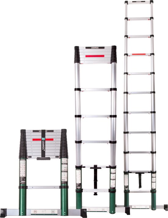 getest: eersteklas telescopische ladders