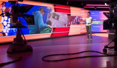 Studio van het NOS Journaal