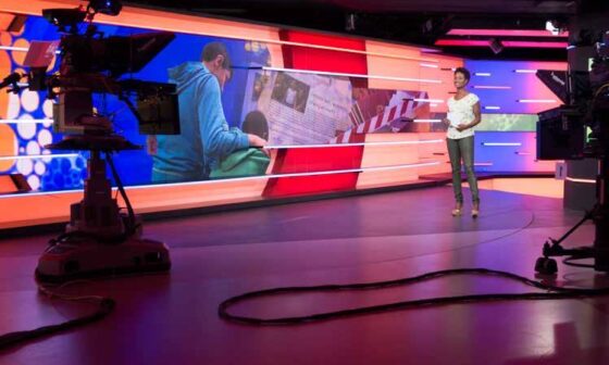 Studio van het NOS Journaal