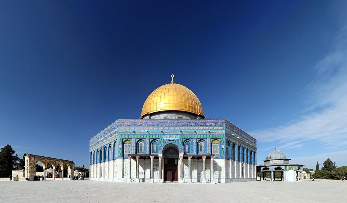 Uitzicht op de oude stad van Jeruzalem